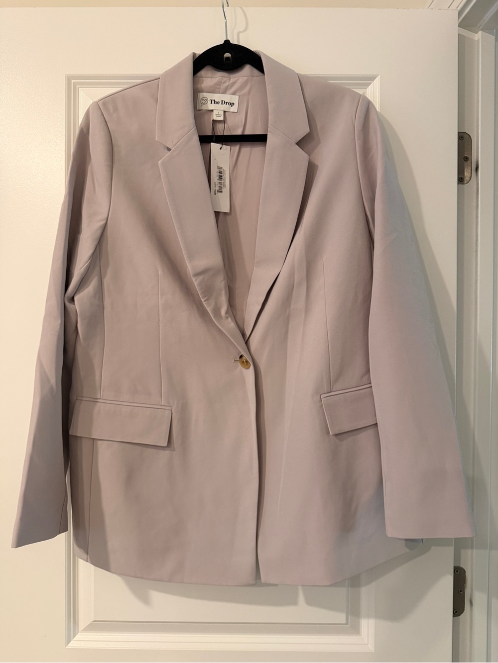 NWT The Drop Women's Lavender Single-Button Blazer